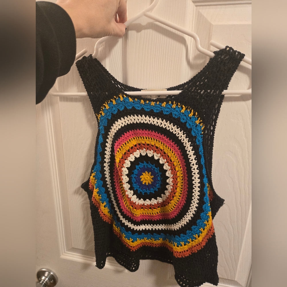 Colorful Crochet Kids Tank Top